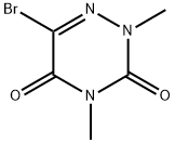 6-BROMO-2,4-DIMETHYL-1,2,4-TRIAZINE-3,5(2H,4H)-DIONE Structure