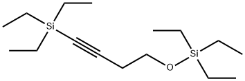1-TRIETHYLSILYL-4-(TRIETHLYLSILYLOXY)-1-BUTYNE Structure