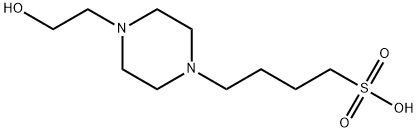 N-(2-Hydroxyethyl)piperazine-N'-(4-butanesulfonic acid) Structure