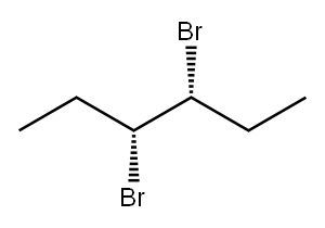 3,4-DIBROMOHEXANE Structure