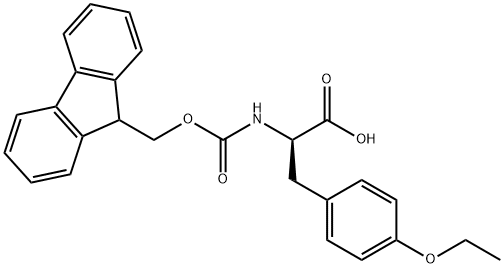 Fmoc-D-Tyr(4-Et)-OH Structure