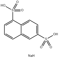 1,6-Naphthalenedisulfonic acid disodium salt Structure