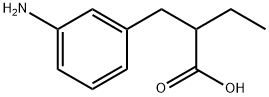 2-(m-aminobenzyl)butyric acid Structure