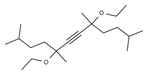 Ethoxylated-2,5,8,11-Tetramethyl-6-Dodecyn-5,8-Dio Structure