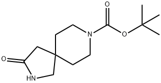 TERT-BUTYL 3-OXO-2,8-DIAZASPIRO[4.5]DECANE-8-CARBOXYLATE Structure