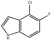 4-Chloro-5-fluoroindole Structure