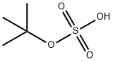Sulfuric acid hydrogen tert-butyl ester Structure
