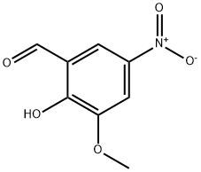 2-HYDROXY-3-METHOXY-5-NITROBENZALDEHYDE Structure