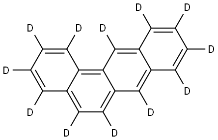 BENZO(A)ANTHRACENE D12 Structure