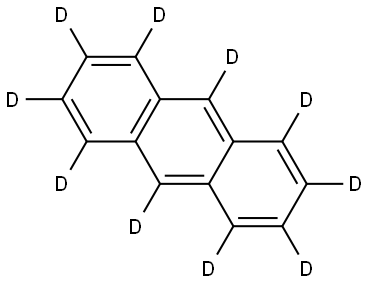 ANTHRACENE-D10 Structure