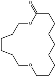 10-OXAHEXADECANOLIDE Structure