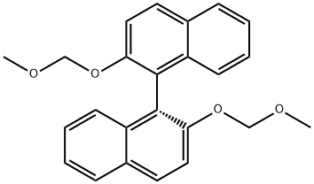 (R)-(+)-2,2'-BIS(METHOXYMETHOXY)-1,1'-BINAPHTHYL Structure