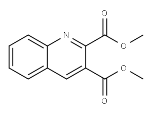 Dimethyl 2,3-quinolinedicarboxylate  Structure