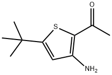 2-ACETYL-3-AMINO-5-T-BUTYLTHIOPHENE Structure