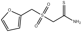2-[(2-FURYLMETHYL)SULFONYL]ETHANETHIOAMIDE Structure