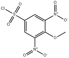 3,5-DINITRO-4-METHOXYBENZENE1-SULFONYL CHLORIDE Structure