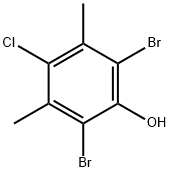 2,6-DIBROMO-4-CHLORO-3,5-DIMETHYLPHENOL Structure