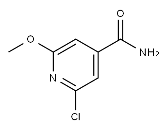 2-CHLORO-6-METHOXYISONICOTINAMIDE Structure