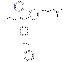 4-Benzyloxy β-Hydroxy TaMoxifen Structure