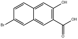 7-BROMO-3-HYDROXY-NAPHTHALENE-2-CARBOXYLIC ACID Structure