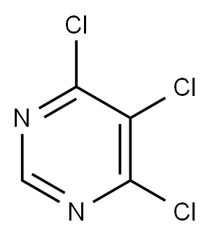 4,5,6-Trichloropyrimidine Structure