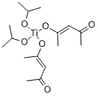 Titanium diisopropoxide bis(acetylacetonate) Structure