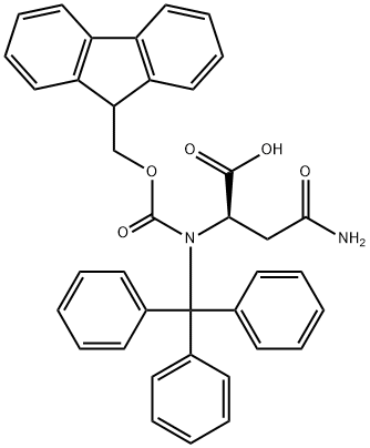 Fmoc-D-Asn(Trt)-OH Structure