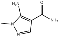 5-Amino-1-methylpyrazole-4-carboxamide Structure