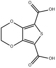 2,5-Dicarboxylic acid-3,4-ethylene dioxythiophene Structure