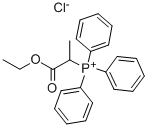 (2-ethoxy-1-methyl-2-oxoethyl)triphenylphosphonium chloride Structure