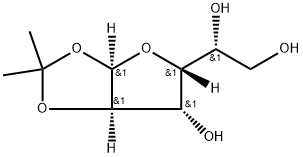 1,2-O-Isopropylidene-D-glucofuranose Structure