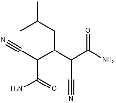 2,4-Dicyano-3-(2-Methylpropyl)-pentanediaMide Structure