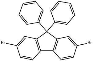 2,7-Dibromo-9,9-diphenylfluororene Structure