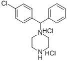 1-[(4-CHLOROPHENYL)PHENYLMETHYL]-PIPERAZINE DIHYDROCHLORIDE Structure