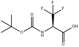 N-(TERT-BUTOXYCARBONYL)-3,3,3-TRIFLUOROALANINE Structure