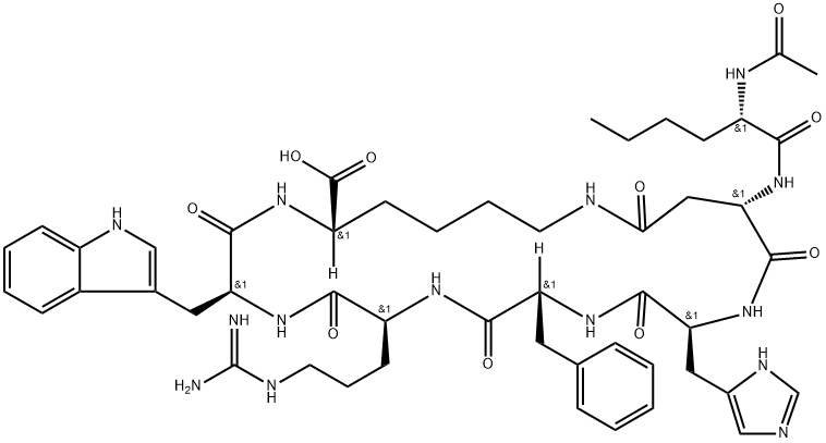 Bremelanotide Structure
