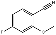 4-Fluoro-2-methoxybenzonitrile Structure