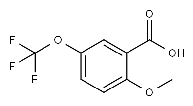 2-METHOXY-5-(TRIFLUOROMETHOXY)BENZOIC ACID Structure