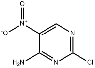 2-CHLORO-5-NITROPYRIMIDIN-4-AMINE Structure