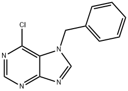 6-CHLORO-7-BENZYLPURINE Structure