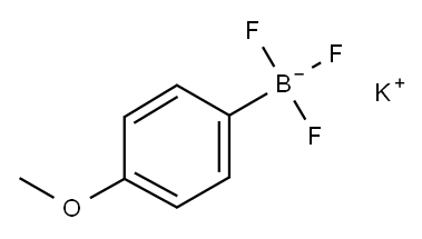 POTASSIUM (4-METHOXYPHENYL)TRIFLUOROBORATE Structure