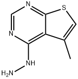 4-HYDRAZINO-5-METHYLTHIENO[2,3-D]PYRIMIDINE Structure