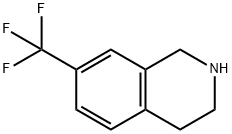 7-(Trifluoromethyl)-1,2,3,4-tetrahydroisoquinoline Structure
