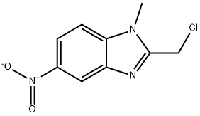 2-(Chloromethyl)-1-methyl-5-nitro-1H-1,3-benzodiazole Structure