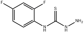 4-(2,4-DIFLUOROPHENYL)-3-THIOSEMICARBAZIDE Structure