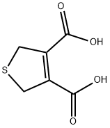 3,4-Thiophenedicarboxylic acid, 2,5-dihydro- Structure