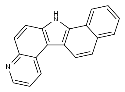 7H-Benzo[a]pyrido[3,2-g]carbazole Structure