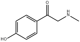 1-(4-hydroxyphenyl)-2-(methylamino)ethan-1-one Structure