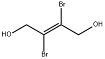 TRANS-2,3-DIBROMO-2-BUTENE-1,4-DIOL Structure