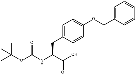 Boc-O-benzyl-L-tyrosine Structure